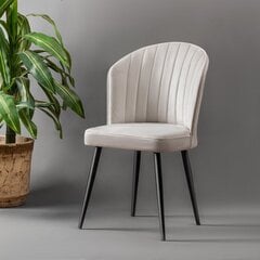 2 krēslu komplekts Kalune Design Rubi, balts цена и информация | Стулья для кухни и столовой | 220.lv