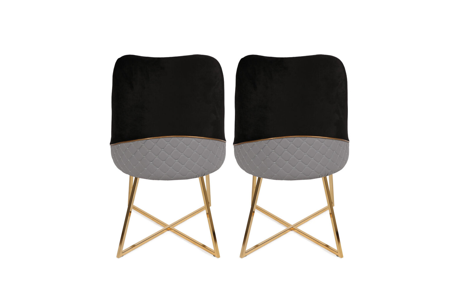 2 krēslu komplekts Kalune Design Madrid 911 V2, melns cena un informācija | Virtuves un ēdamistabas krēsli | 220.lv