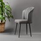 2 krēslu komplekts Kalune Design Rubi, pelēks cena un informācija | Virtuves un ēdamistabas krēsli | 220.lv