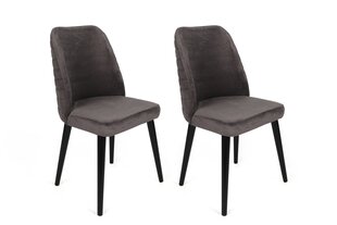 2 krēslu komplekts Kalune Design Tutku 301 V2, pelēks cena un informācija | Virtuves un ēdamistabas krēsli | 220.lv