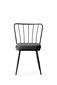 2 krēslu komplekts Kalune Design Yildiz 942 V2, pelēks/melns цена и информация | Virtuves un ēdamistabas krēsli | 220.lv