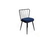 2 krēslu komplekts Kalune Design Yildiz 944 V2, zils/melns cena un informācija | Virtuves un ēdamistabas krēsli | 220.lv