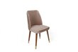 2 krēslu komplekts Kalune Design Hugo 384 V2, bēšs/melns cena un informācija | Virtuves un ēdamistabas krēsli | 220.lv
