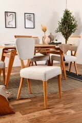 комплект из 2 стульев Asir Palace v2, коричневый/белый цена и информация | Стулья для кухни и столовой | 220.lv