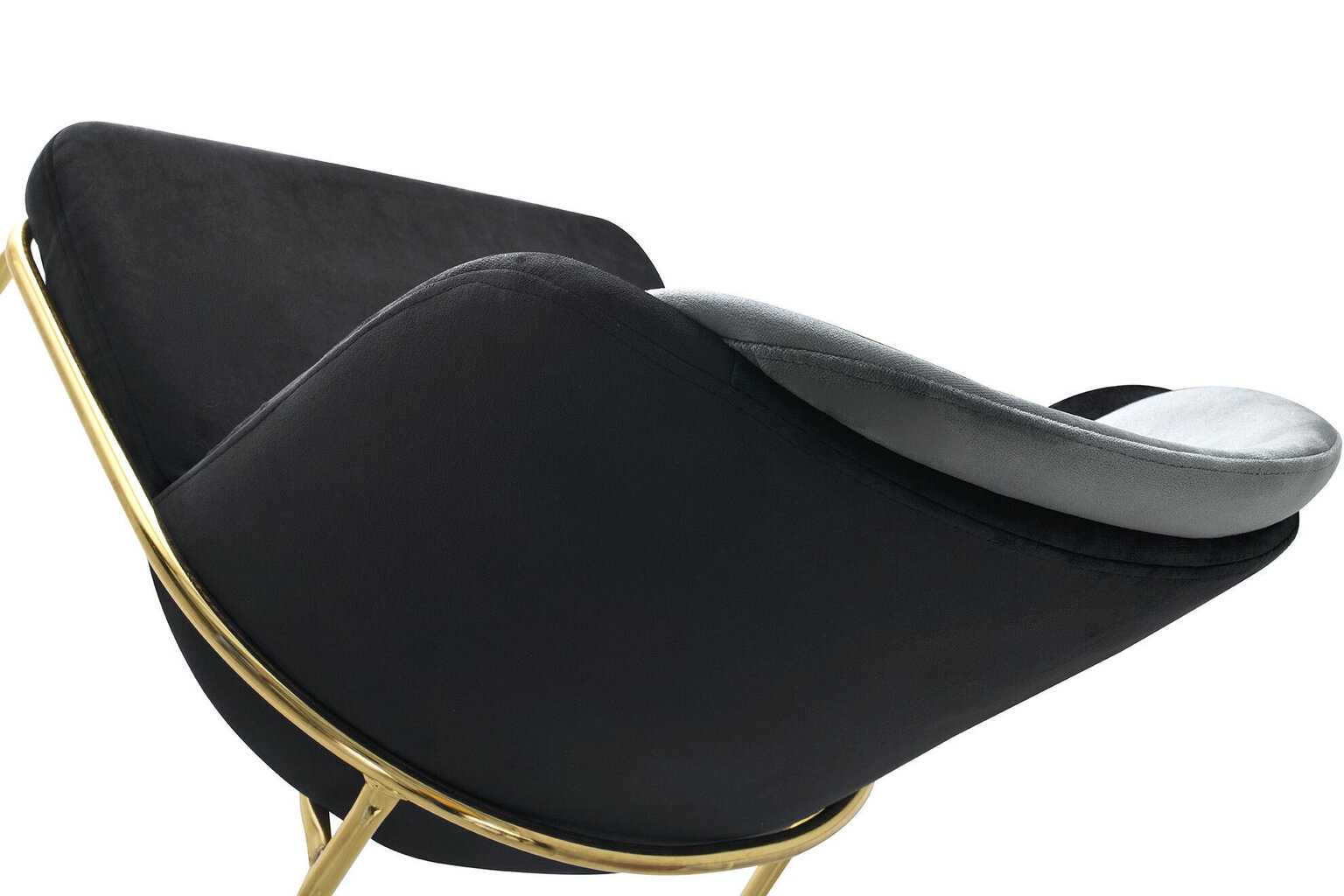 2 krēslu komplekts Kalune Design Dore 103 V2, melns/zelts цена и информация | Virtuves un ēdamistabas krēsli | 220.lv