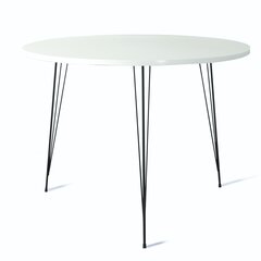 Pusdienu galds Asir Sandalf, balts cena un informācija | Virtuves galdi, ēdamgaldi | 220.lv