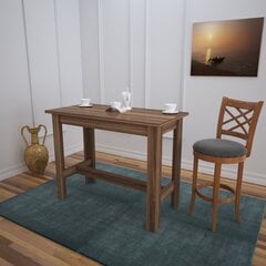Обеденный стол Asir Barra, коричневый цена и информация | Кухонные и обеденные столы | 220.lv