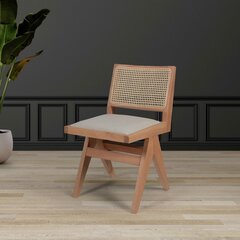 Ēdamistabas krēsls Kalune Design Albero 74, brūns cena un informācija | Virtuves un ēdamistabas krēsli | 220.lv