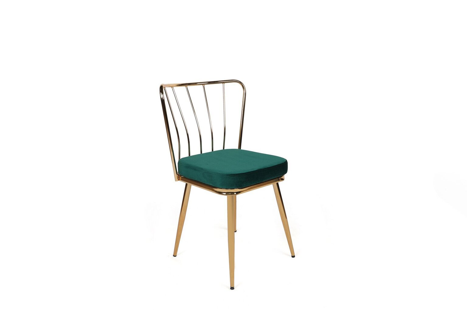 4 krēslu komplekts Kalune Design Yildiz 930 V4, zaļš цена и информация | Virtuves un ēdamistabas krēsli | 220.lv