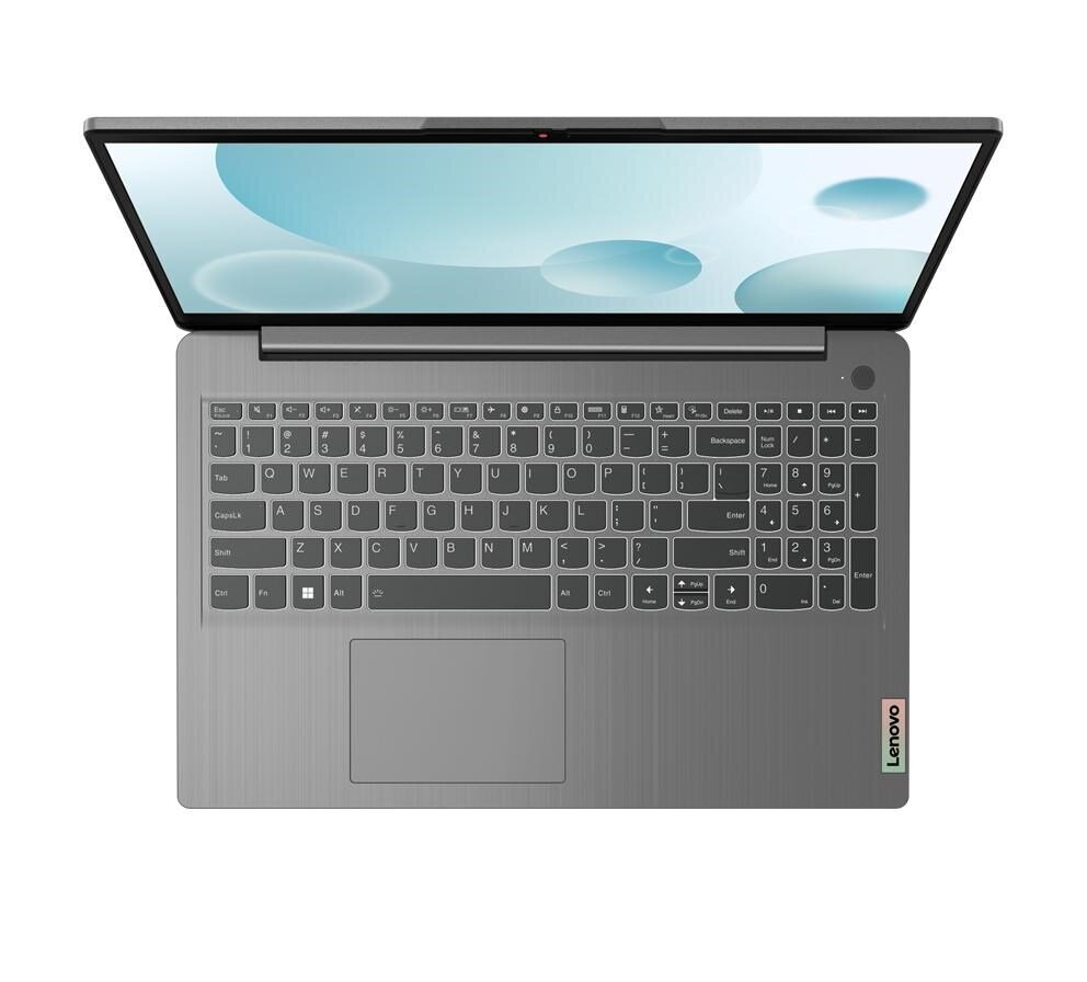 Lenovo IdeaPad 3 15IAU7 i3-1215U 15.6" FHD IPS 300nits AG 16GB DDR4 3200 SSD512 Intel UHD Graphics NoOS Arctic Grey цена и информация | Portatīvie datori | 220.lv