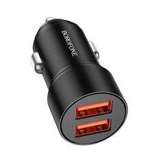 Автомобильная зарядка Borofone BZ19B 2xUSB-A QC3.0 36W синяя цена и информация | Зарядные устройства для телефонов | 220.lv