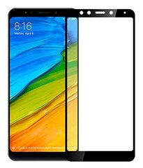 „Rurihai“ Tempered Glass полностью закрывающееся защитное стекло 2.5D - чёрный (Redmi 5) цена и информация | Защитные пленки для телефонов | 220.lv