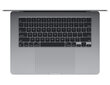 MacBook Air 15" Apple M3 chip with 8-core CPU and 10-core GPU, 8GB, 512GB SSD - Space Grey - MRYN3ZE/A цена и информация | Portatīvie datori | 220.lv