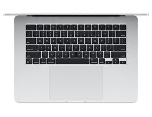 MacBook Air 15" Apple M3 chip with 8-core CPU and 10-core GPU, 8GB, 256GB SSD - Silver - MRYP3KS/A cena un informācija | Portatīvie datori | 220.lv