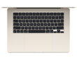 MacBook Air 15" Apple M3 chip with 8-core CPU and 10-core GPU, 8GB, 512GB SSD - Starlight - MRYT3RU/A цена и информация | Portatīvie datori | 220.lv
