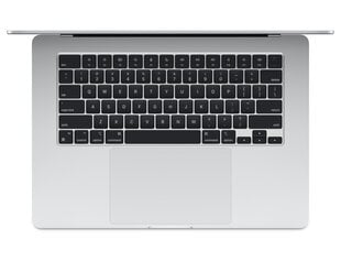 MacBook Air 15" Apple M3 chip with 8-core CPU and 10-core GPU, 16GB, 512GB SSD - Silver - MXD23ZE/A cena un informācija | Portatīvie datori | 220.lv