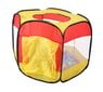 Rotaļu telts ar bumbiņu baseinu Iplay, dzeltena/sarkana цена и информация | Bērnu rotaļu laukumi, mājiņas | 220.lv