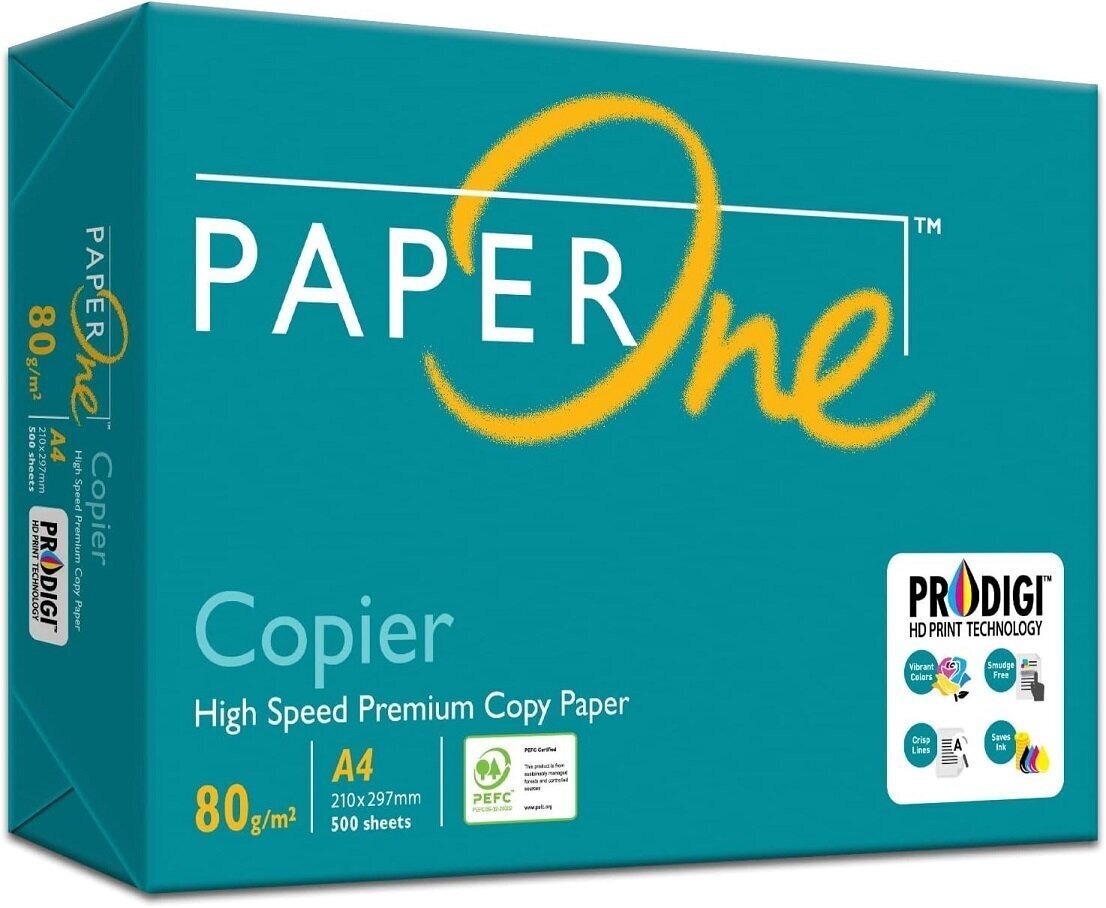 Biroja kopēšanas papīrs Paper One Copier, A4, 500 lapas цена и информация | Burtnīcas un papīra preces | 220.lv