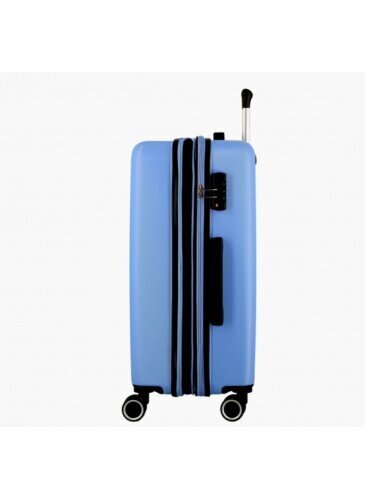 Liels koferis Jump Stripe-Band, L, zils cena un informācija | Koferi, ceļojumu somas | 220.lv