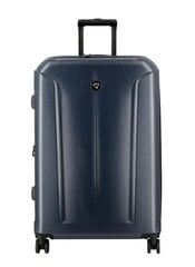 Vidējs koferis Jump Glossy, M, zils cena un informācija | Koferi, ceļojumu somas | 220.lv