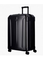 Большой чемодан Jump Glossy, L, черный цена и информация | Чемоданы, дорожные сумки | 220.lv