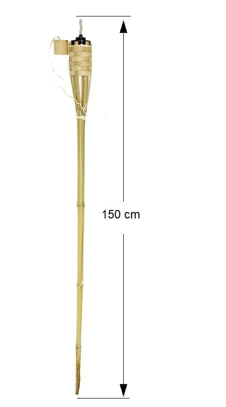 Bambusa lāpas 150 cm x 3 gab. cena un informācija | Citas tūrisma preces | 220.lv