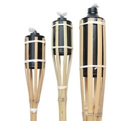 Бамбуковый факел 90 см, 3 шт. цена и информация | Другой туристический инвентарь | 220.lv