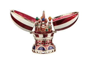 Faberžē stila ola ar Svētā Vasilija katedrāli cena un informācija | Citas oriģinālas dāvanas | 220.lv