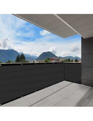 Балконная штора для террасы, 0,9х7 м, серая цена и информация | Зонты, маркизы, стойки | 220.lv