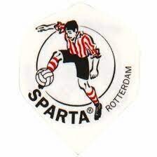 Spārni McKicks Poly Voetbal Sparta Rotterdam 75 Nr.2, balti cena un informācija | Šautriņmešana, dārts | 220.lv