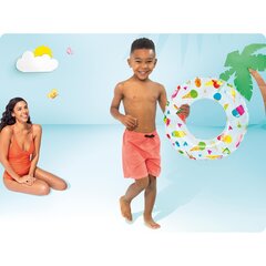 Peldriņķis Intex, 51 cm, balts cena un informācija | Piepūšamās rotaļlietas un pludmales preces | 220.lv