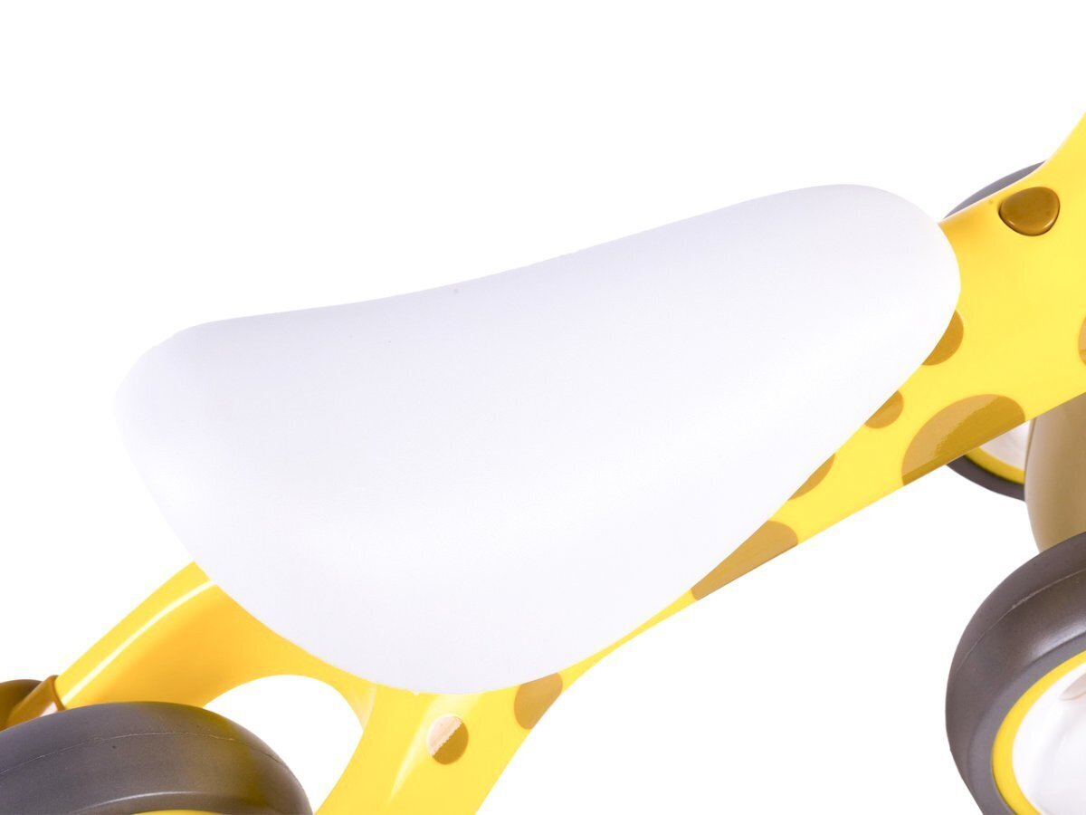 Trīsriteņu velosipēds Ecotoys, dzeltens cena un informācija | Balansa velosipēdi | 220.lv