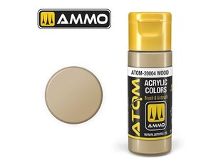 Akrila krāsa Ammo Mig Atom Wood, 20ml, 20004 cena un informācija | Modelēšanas un zīmēšanas piederumi | 220.lv