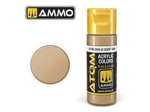 Akrila krāsa Ammo Mig Atom US Desert Tan, 20ml, 20009 cena un informācija | Modelēšanas un zīmēšanas piederumi | 220.lv