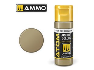 Akrila krāsa Ammo Mig Atom Dunkelgelb, 20ml, 20012 cena un informācija | Modelēšanas un zīmēšanas piederumi | 220.lv