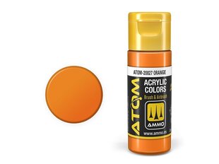 AMMO MIG - ATOM Акриловые Orange, 20ml, 20027 цена и информация | Принадлежности для рисования, лепки | 220.lv