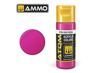 AMMO MIG - ATOM Акриловые Fucsia, 20ml, 20034 цена и информация | Принадлежности для рисования, лепки | 220.lv