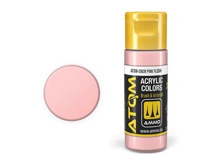 Akrila krāsa Ammo Mig Atom Pink Flesh, 20ml, 20039 cena un informācija | Modelēšanas un zīmēšanas piederumi | 220.lv