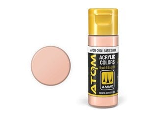 AMMO MIG - ATOM Акриловые Basic Skin, 20ml, 20041 цена и информация | Принадлежности для рисования, лепки | 220.lv