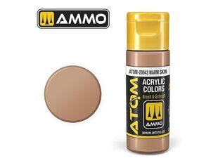 Akrila krāsa Ammo Mig Atom Warm Skin, 20ml, 20043 cena un informācija | Modelēšanas un zīmēšanas piederumi | 220.lv