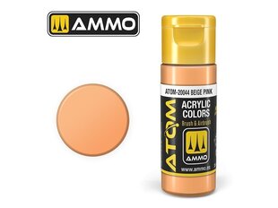 AMMO MIG - ATOM Акриловые Beige Pink, 20ml, 20044 цена и информация | Принадлежности для рисования, лепки | 220.lv