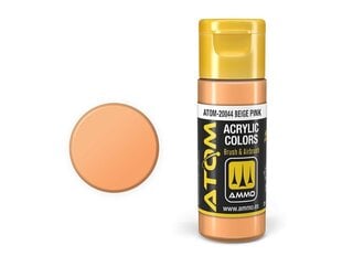 AMMO MIG - ATOM Акриловые Beige Pink, 20ml, 20044 цена и информация | Принадлежности для рисования, лепки | 220.lv