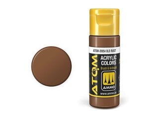 Akrila krāsa Ammo Mig Atom Old Rust, 20ml, 20054 cena un informācija | Modelēšanas un zīmēšanas piederumi | 220.lv