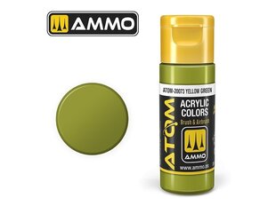 AMMO MIG - ATOM Акриловые Yellow Green, 20ml, 20073 цена и информация | Принадлежности для рисования, лепки | 220.lv