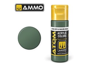 AMMO MIG - ATOM Акриловые IJA Nakajima Green, 20ml, 20076 цена и информация | Принадлежности для рисования, лепки | 220.lv