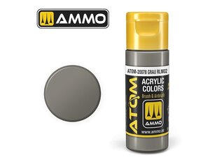 Akrila krāsa Ammo Mig Atom Grau RLM02, 20ml, 20078 cena un informācija | Modelēšanas un zīmēšanas piederumi | 220.lv