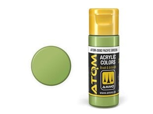 Akrila krāsa Ammo Mig Atom Pacific Green, 20ml, 20082 cena un informācija | Modelēšanas un zīmēšanas piederumi | 220.lv