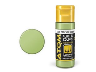 AMMO MIG - ATOM Акриловые Faded Green, 20ml, 20085 цена и информация | Принадлежности для рисования, лепки | 220.lv