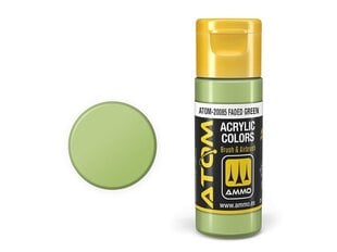 Akrila krāsa Ammo Mig Atom Faded Green, 20ml, 20085 cena un informācija | Modelēšanas un zīmēšanas piederumi | 220.lv