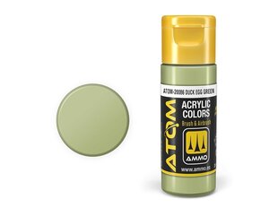 AMMO MIG - ATOM Акриловые Duck Egg Green, 20ml, 20086 цена и информация | Принадлежности для рисования, лепки | 220.lv